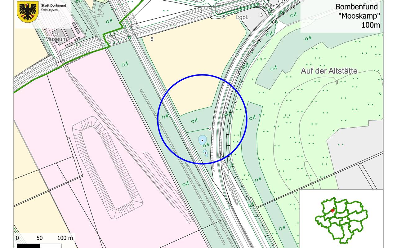 Radius Bombe Mengede