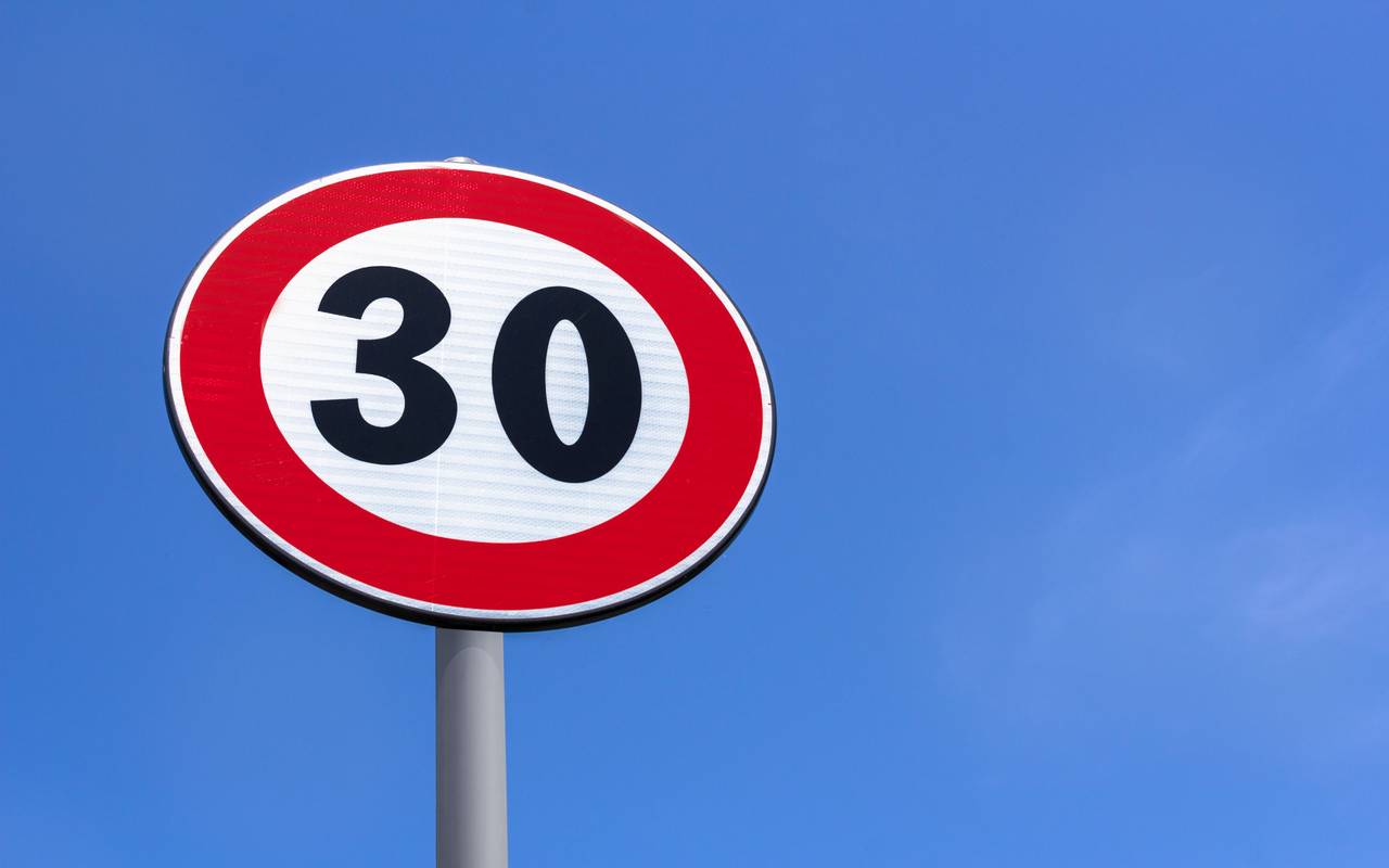 30er Zone Schild