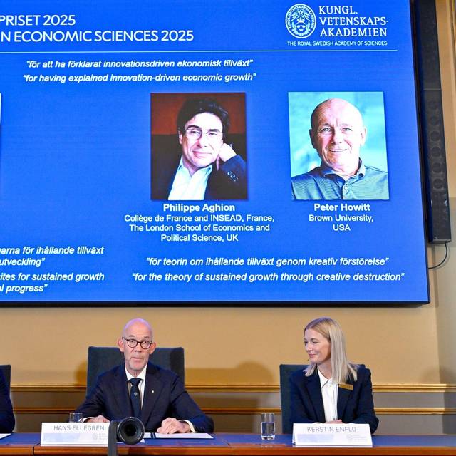 Wirtschaftsnobelpreis für Forschung zu nachhaltigem Wachstum