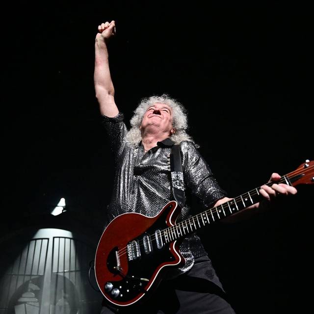Queen Gitarrist Brian May bei Musical "We will rock you"