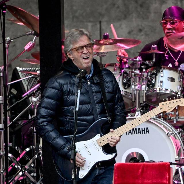 Eric Clapton tritt auf