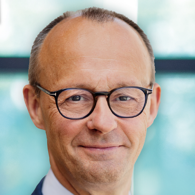 Friedrich Merz (CDU) guckt in die Kamera