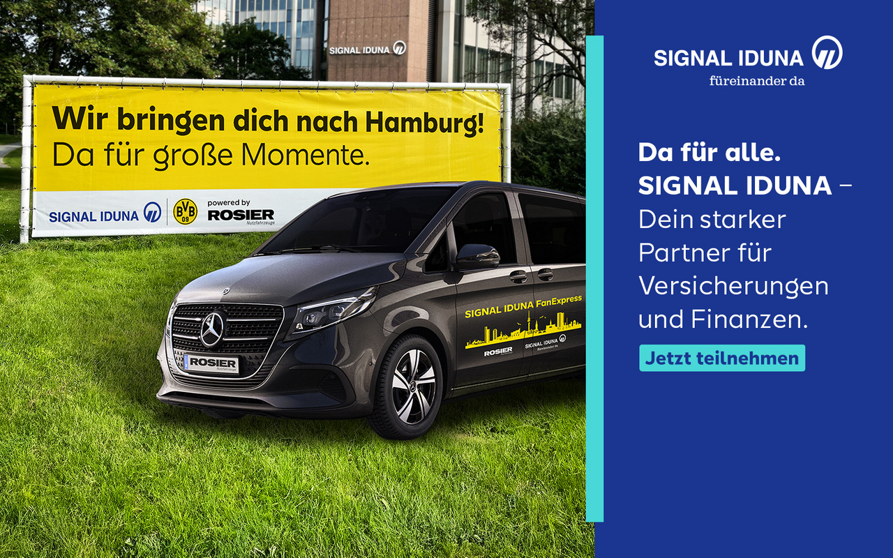 Der FanExpress der Signal Iduna bringt euch zum Auswärtsspiel nach Hamburg.