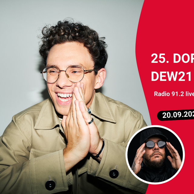 KAMRAD und Salvatore Mancuso auf der Radio 91.2-Bühne bei der 25. Dortmunder DEW21 Museumsnacht.