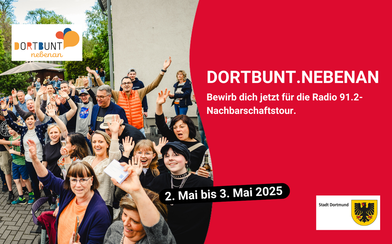 Jetzt bewerben für die Radio 91.2-Nachbarschaftstour 2025.