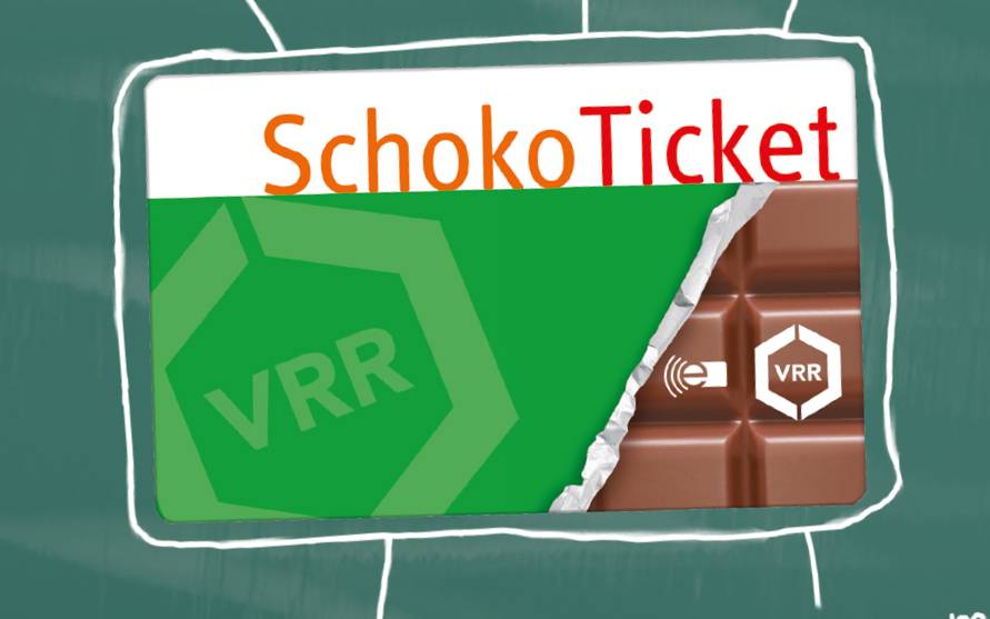 Schoko-Ticket des VRR
