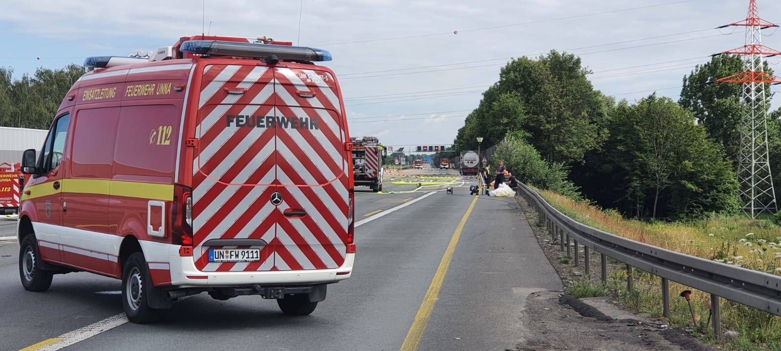 Giftiges Gas: A1 wieder frei