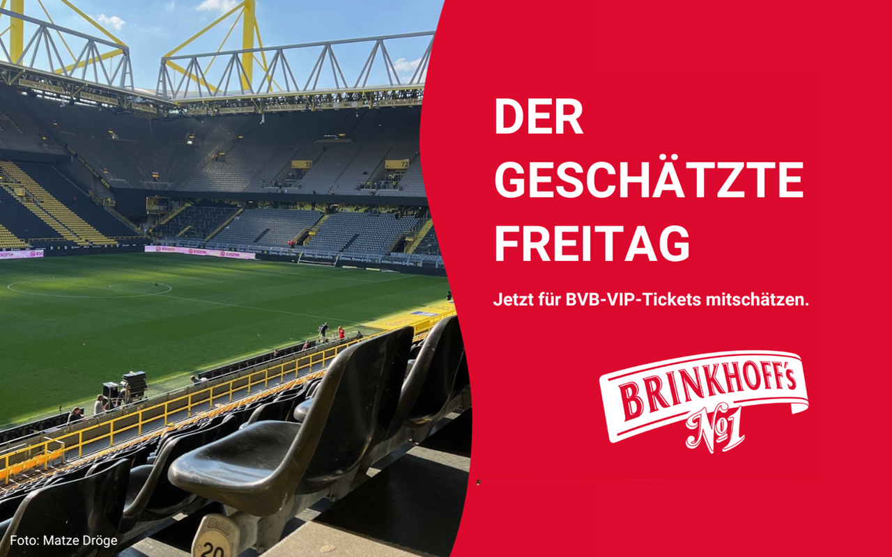 Geschätzter Freitag Westfalenstadion Tribüne