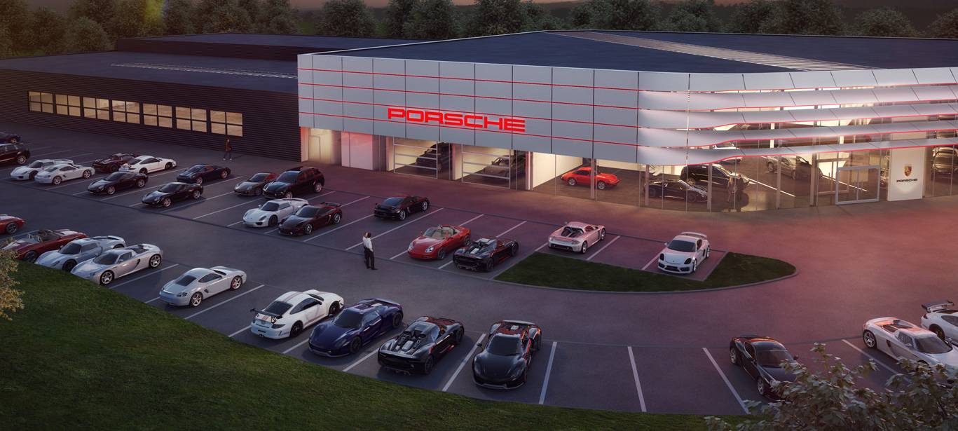 Porsche Zentrum Dortmund wird gebaut