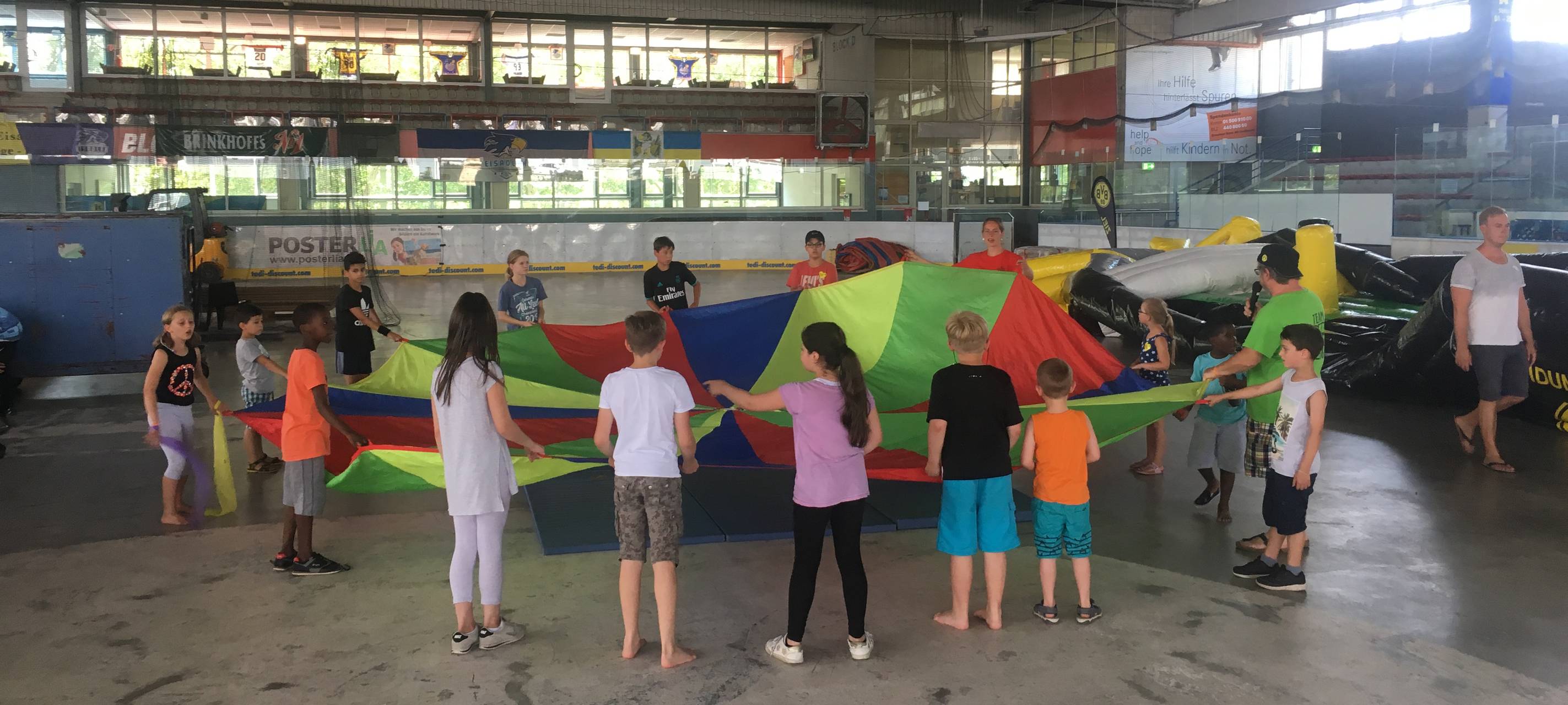 Hitze sorgt für weniger Besucher auf der Kinderferienparty