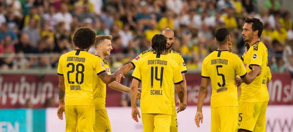 Spieler von Borussia Dortmund im Testspiel gegen St. Gallen