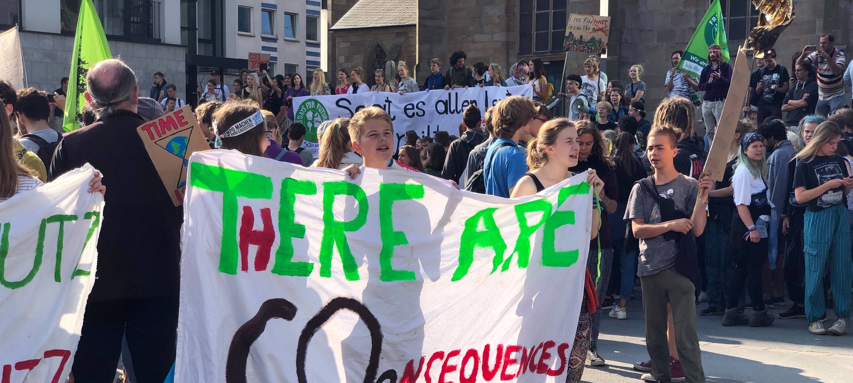 Fridays for Future Demo in Dortmund am 2. August 2019