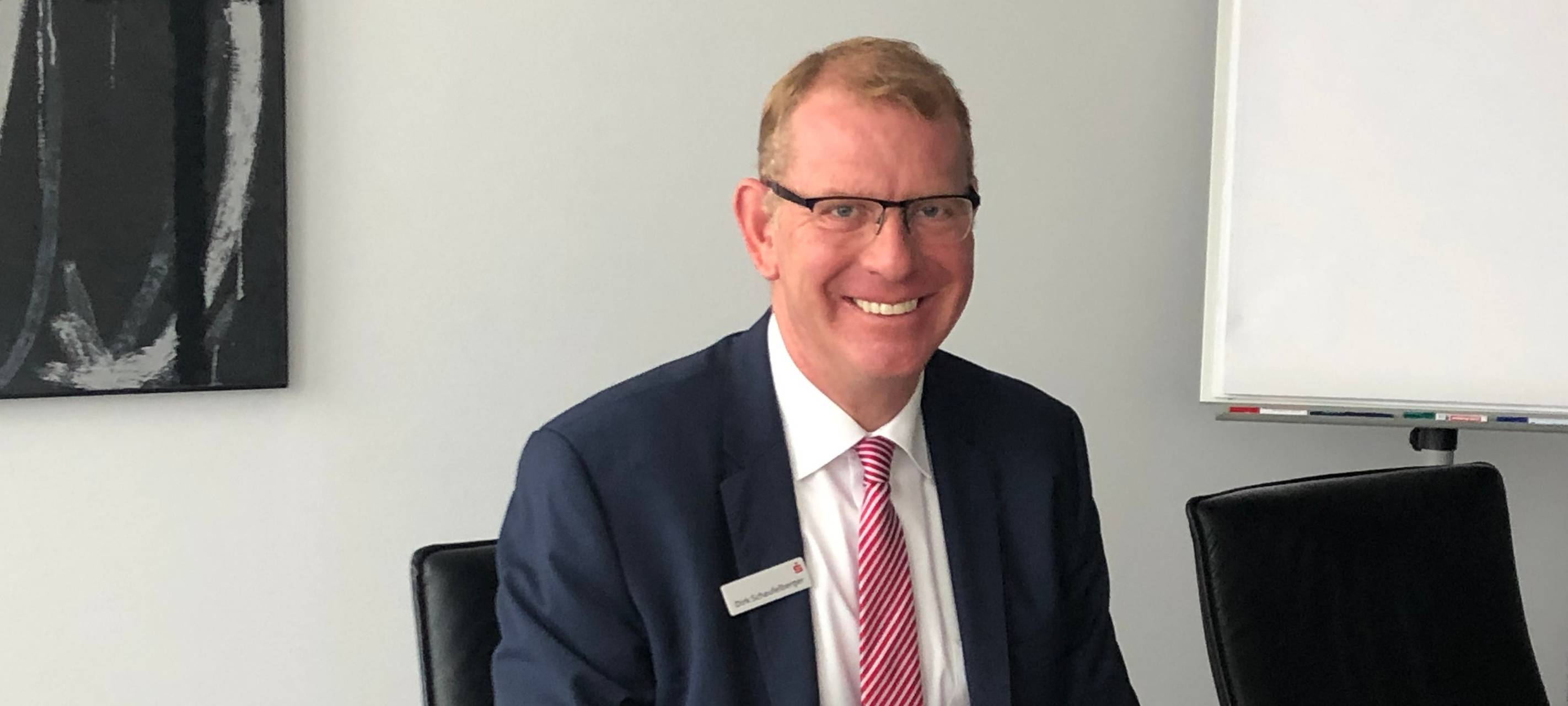 Chef der Sparkasse Dortmund: Dirk Schaufelberger.