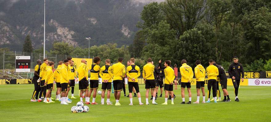 BVB-Spieler im Trainingslager in Bad Ragaz