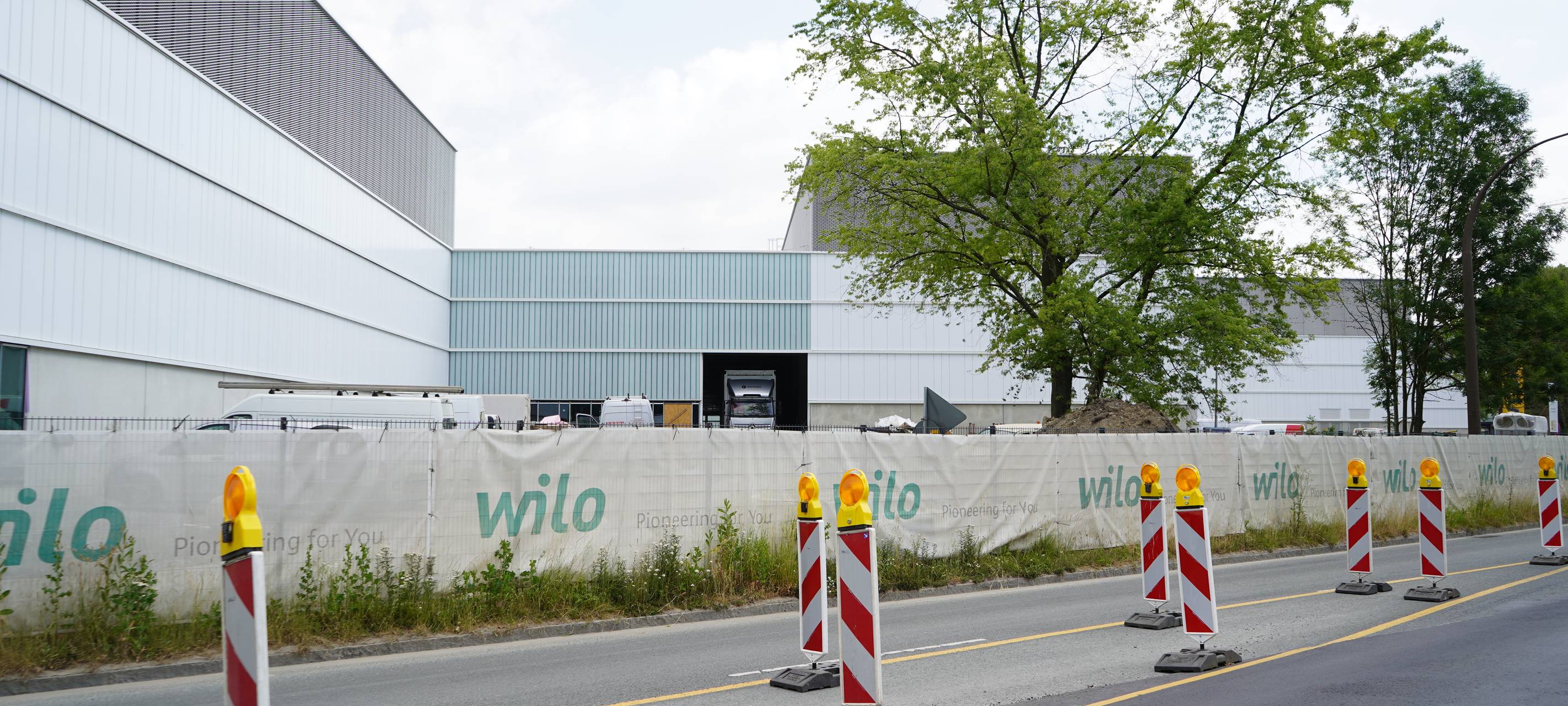 Baustelle um das Wilo-Park-Gelände.