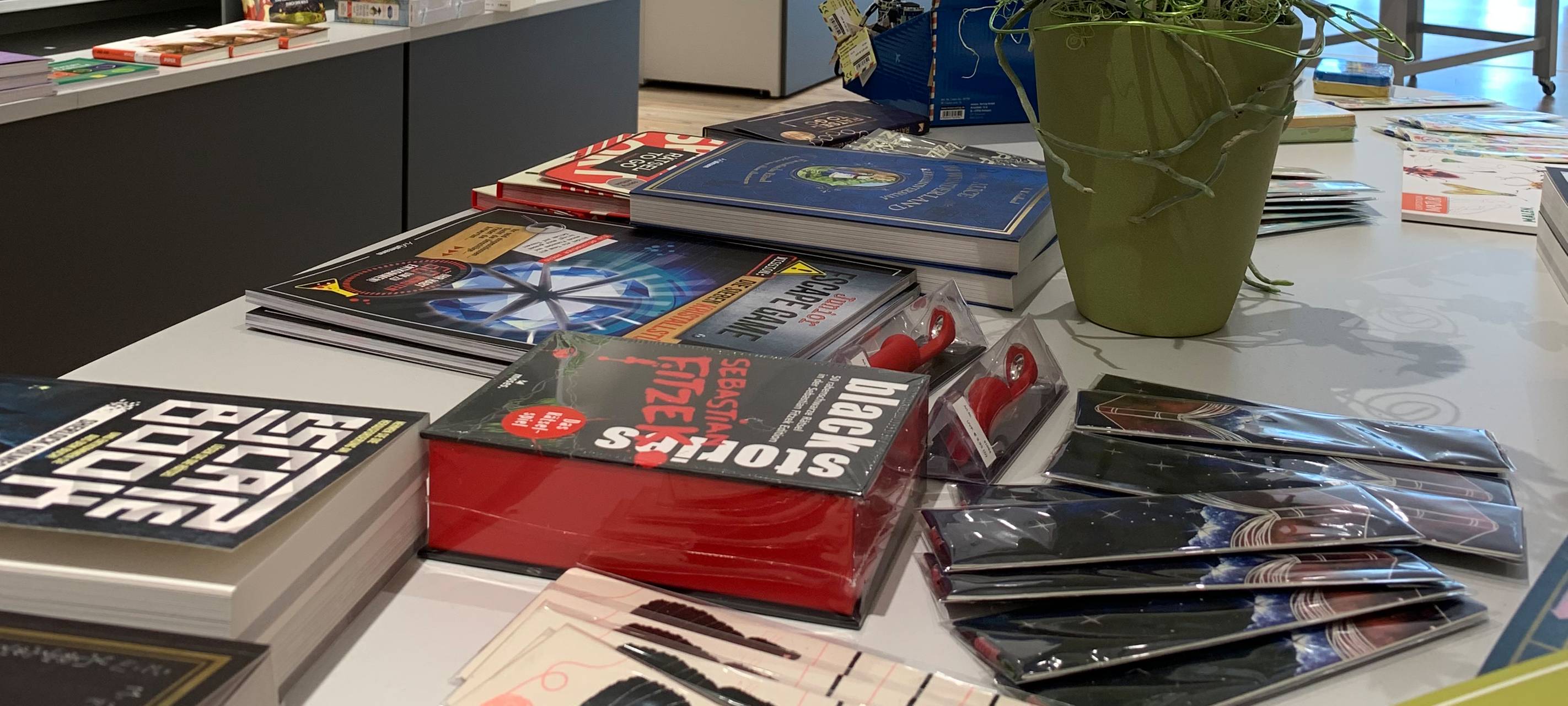 Innenansicht der Buchhandlung "Dreesen Lesen".