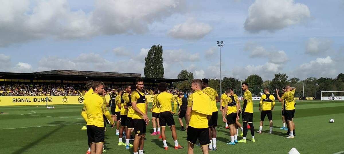 BVB beim Training am 20. August 2019