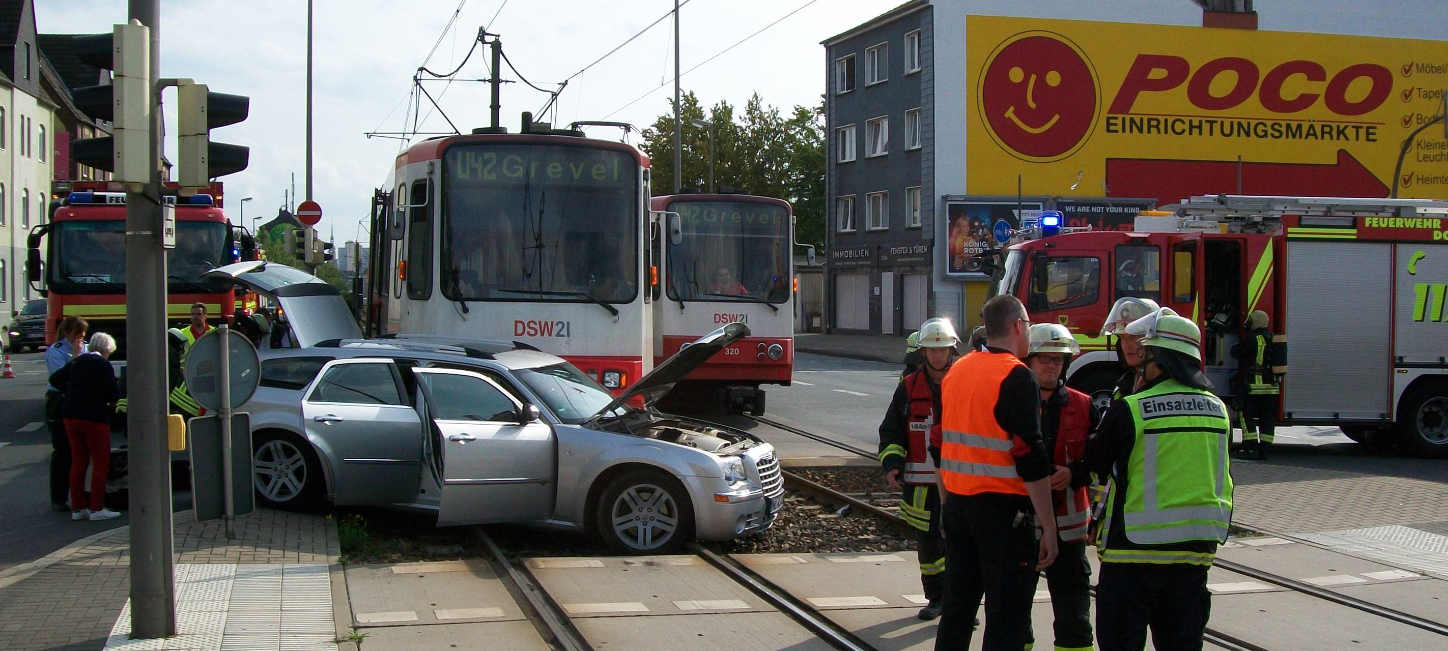 Verkehrsunfall auf der Bornstraße
