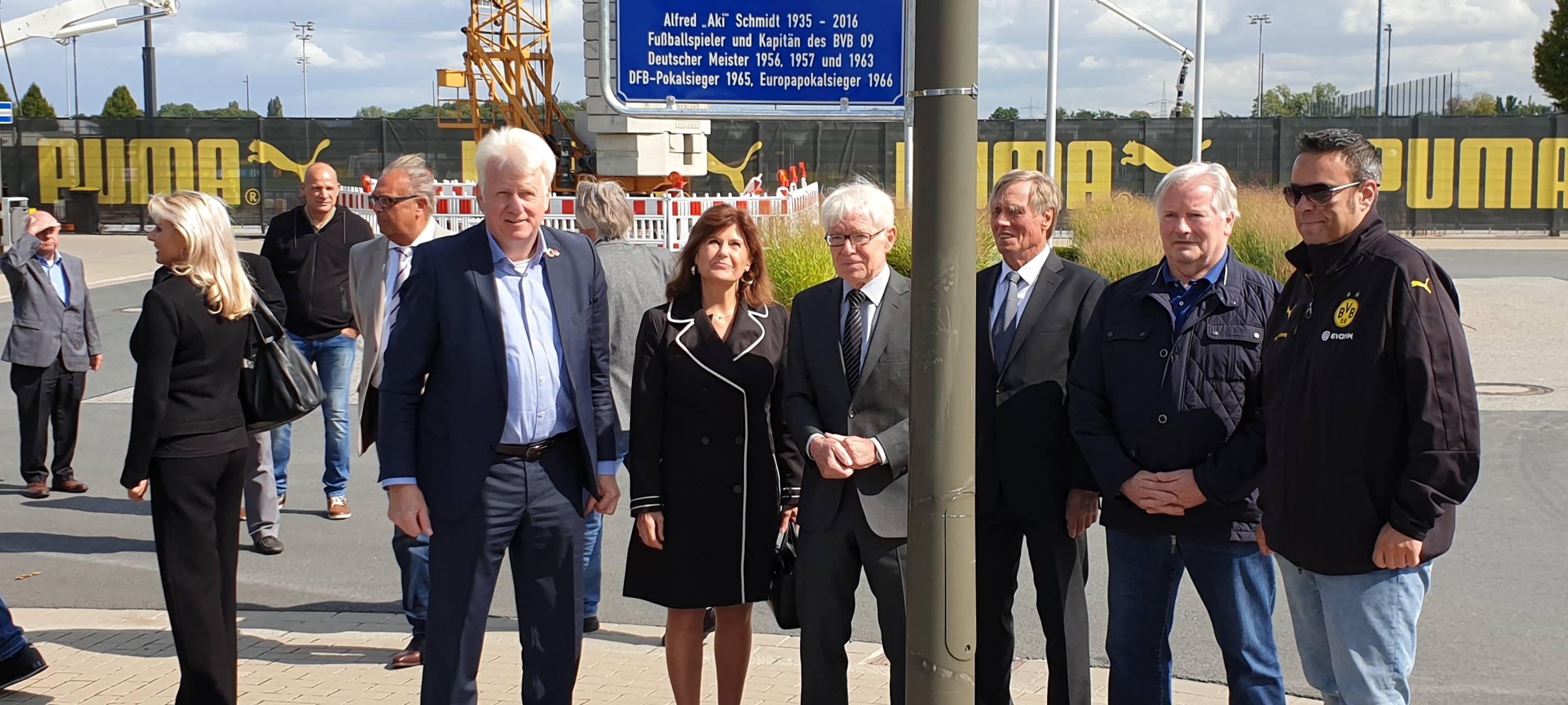 Einweihung Aki-Schmidt-Platz