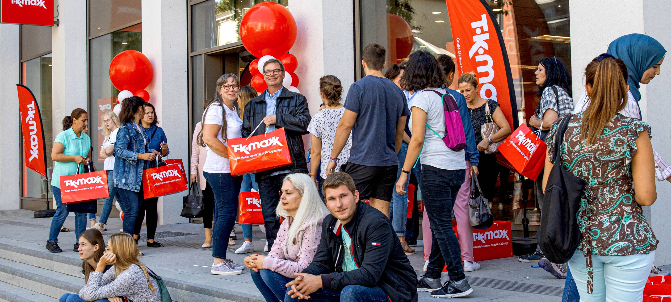 TK Maxx Eröffnung in Marburg.