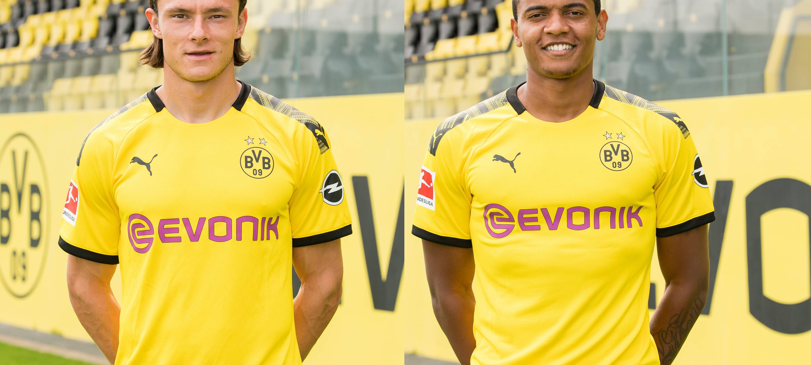 BVB-Spieler Akanji und Schulz.