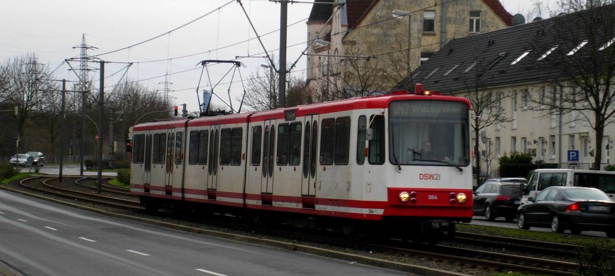 7 nach Westerfilde, Haltestelle Huckarde Abzweig