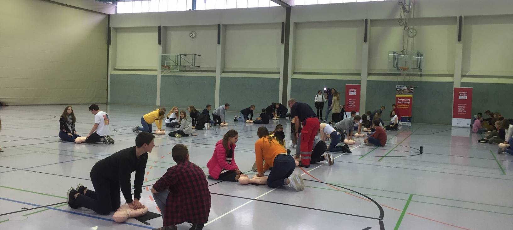 Leben retten lernen am Mallinckrodt-Gymnasium