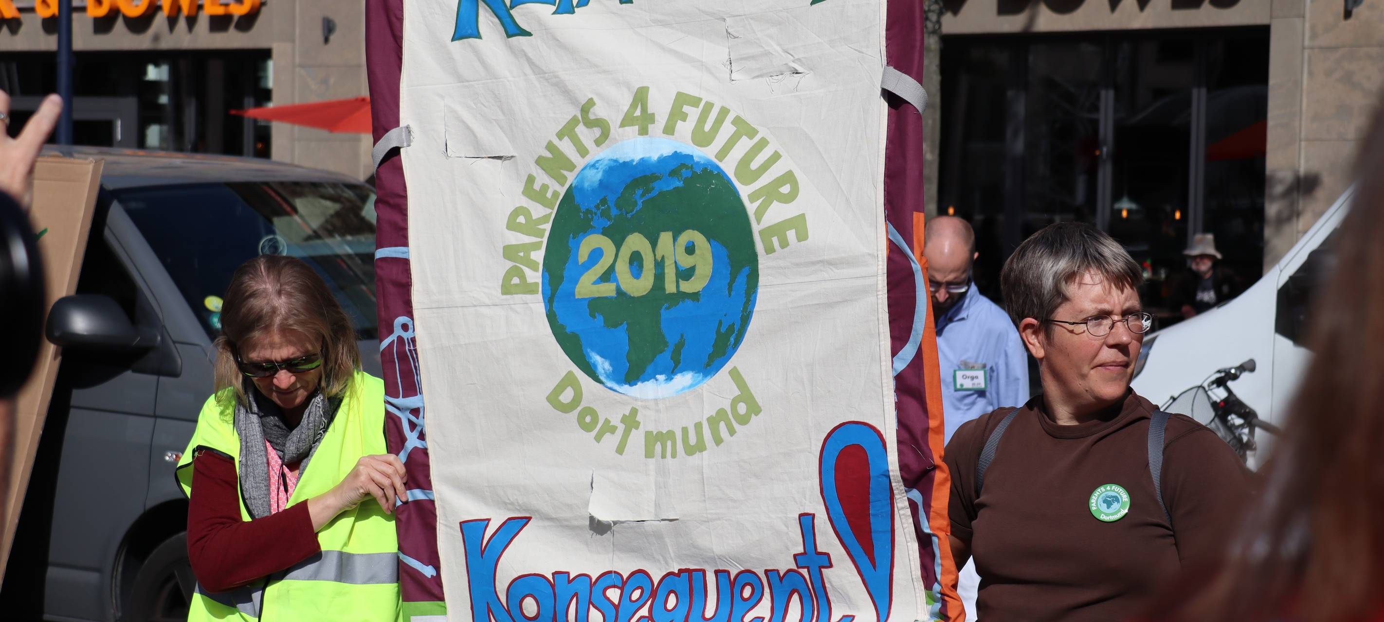 Klimademo in der City