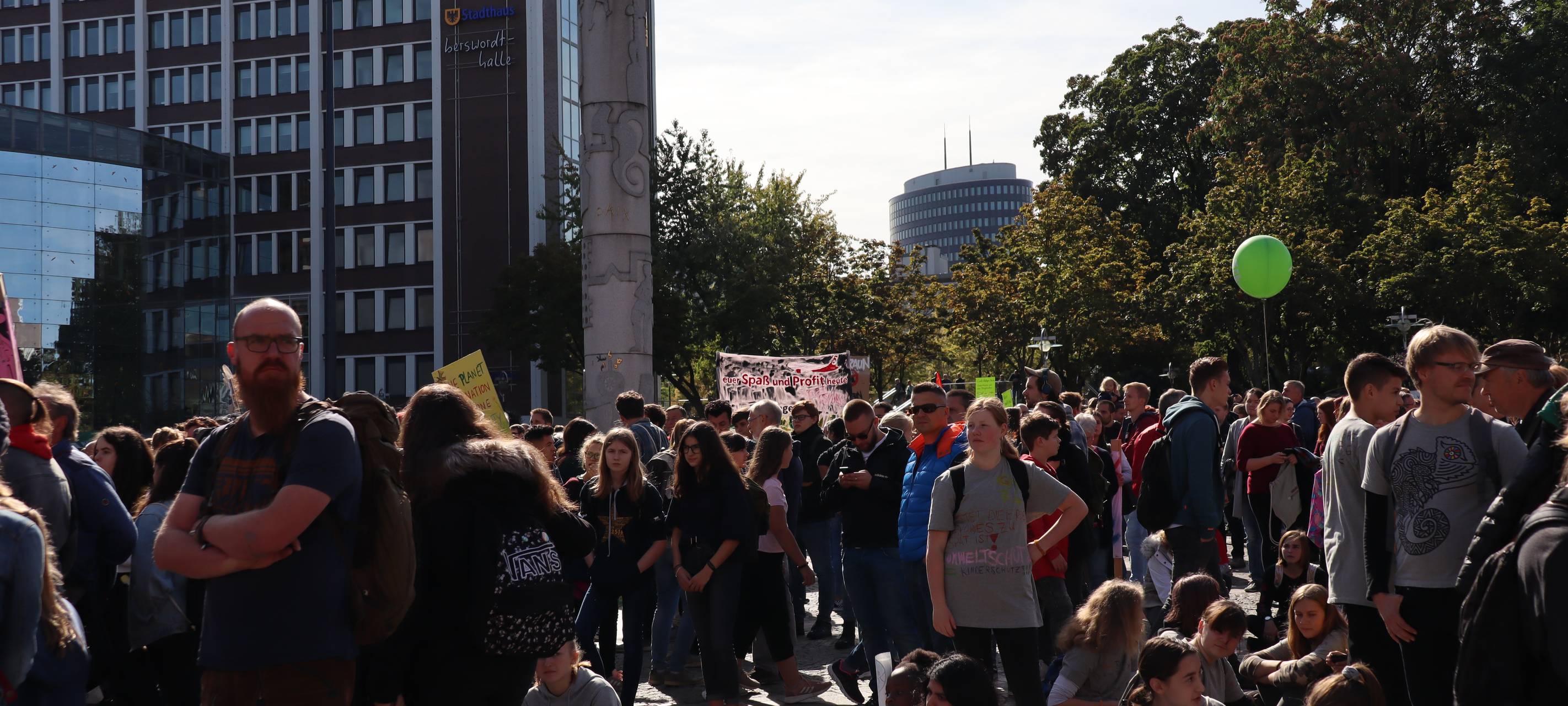 Klimademo in der City