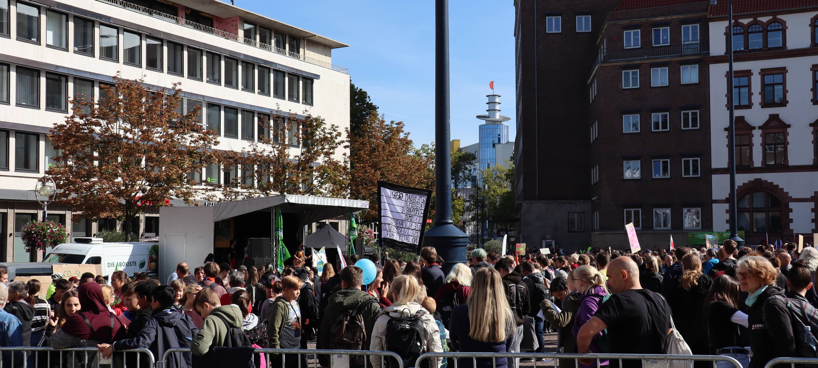 Klimademo in der City