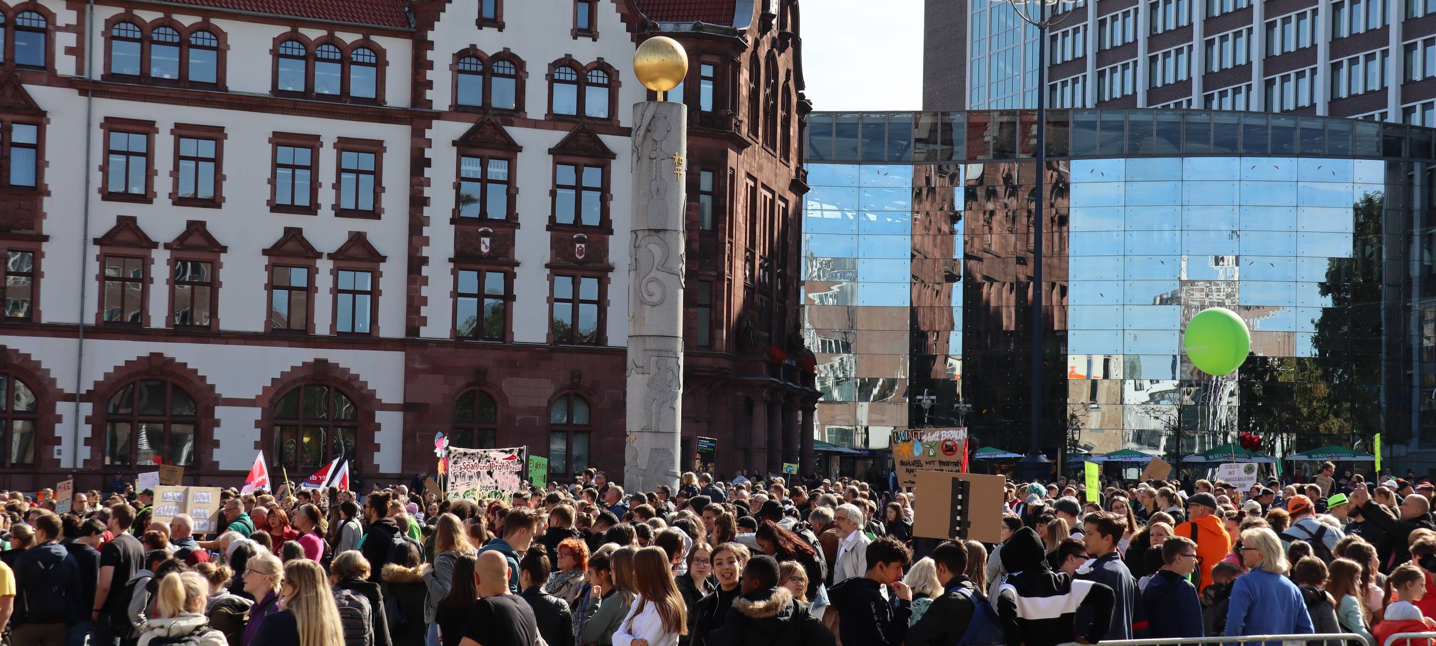 Klimademo in der City