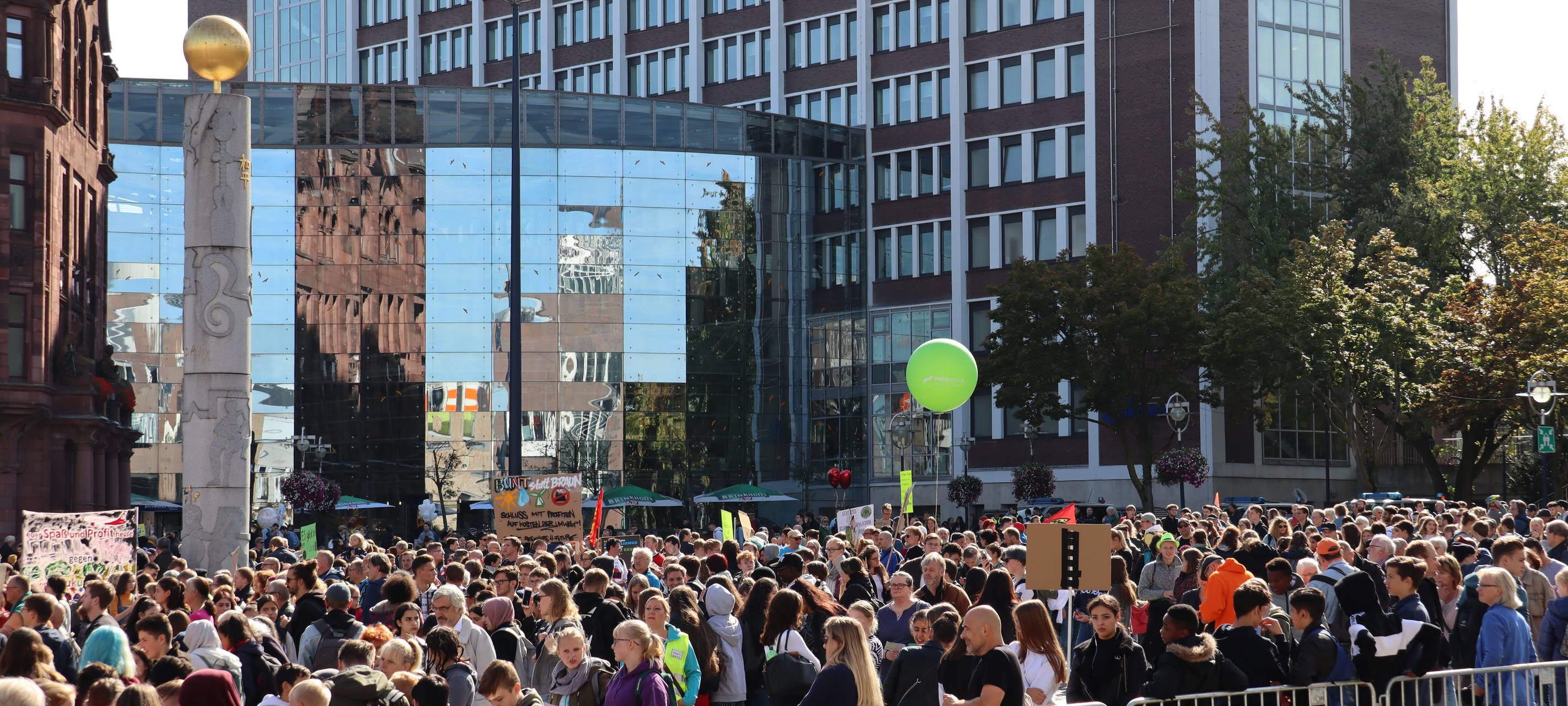 Klimademo in der City