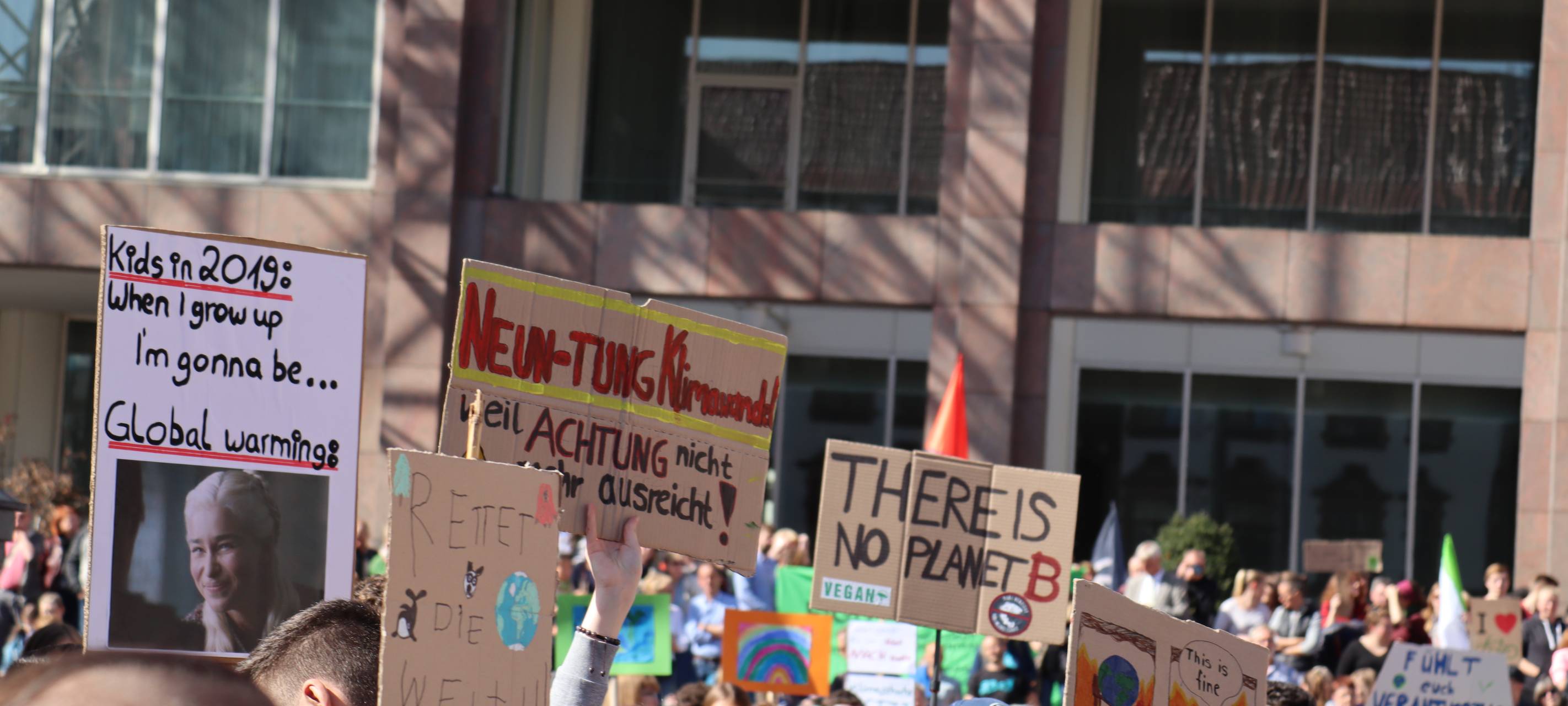 Klimademo in der City