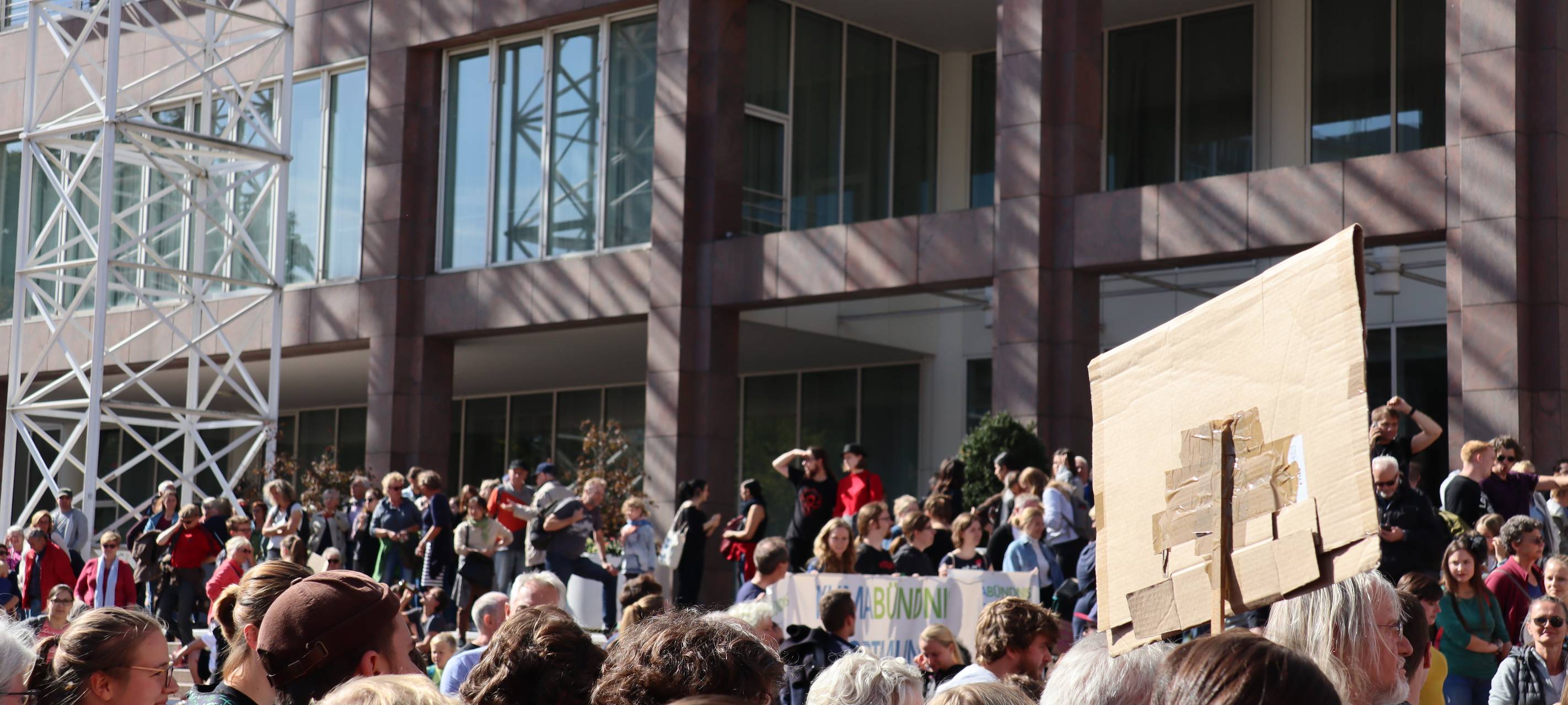 Klimademo in der City