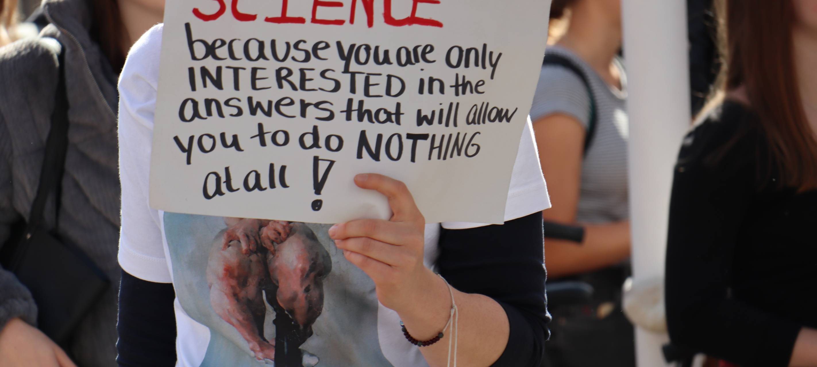 Klimademo in der City