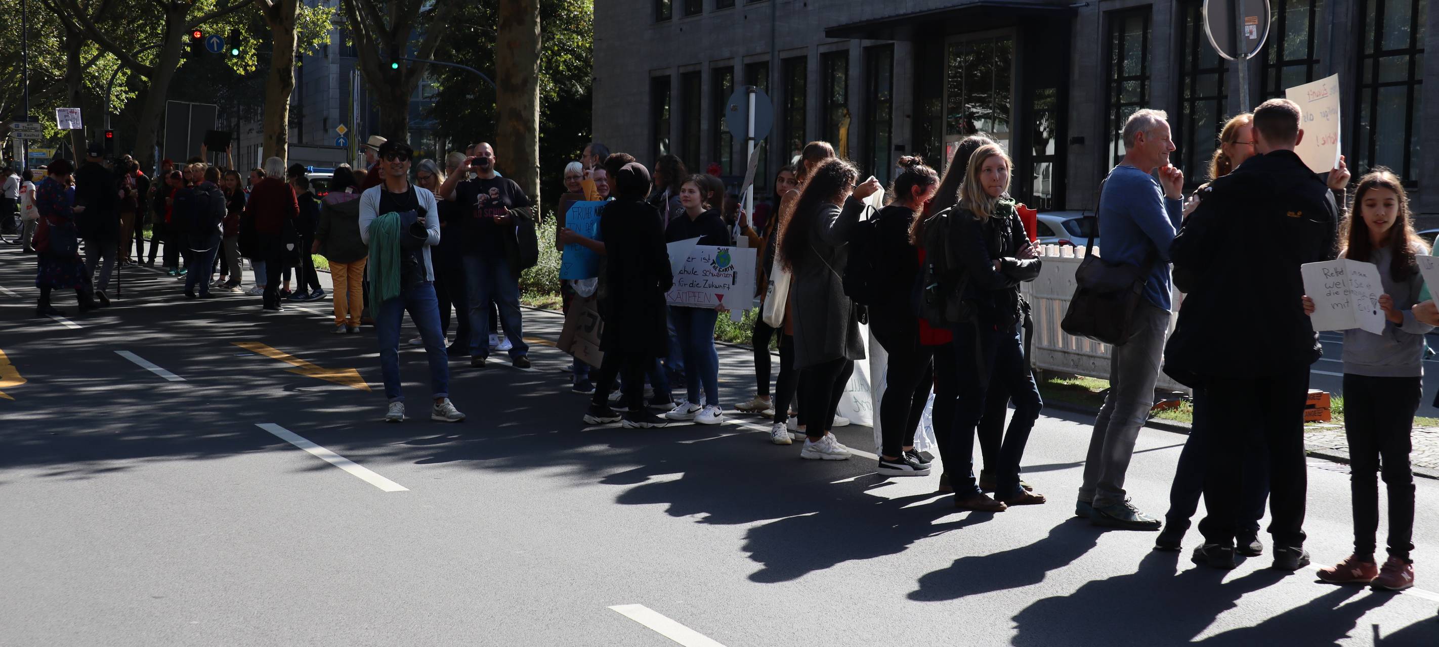 Klimademo in der City