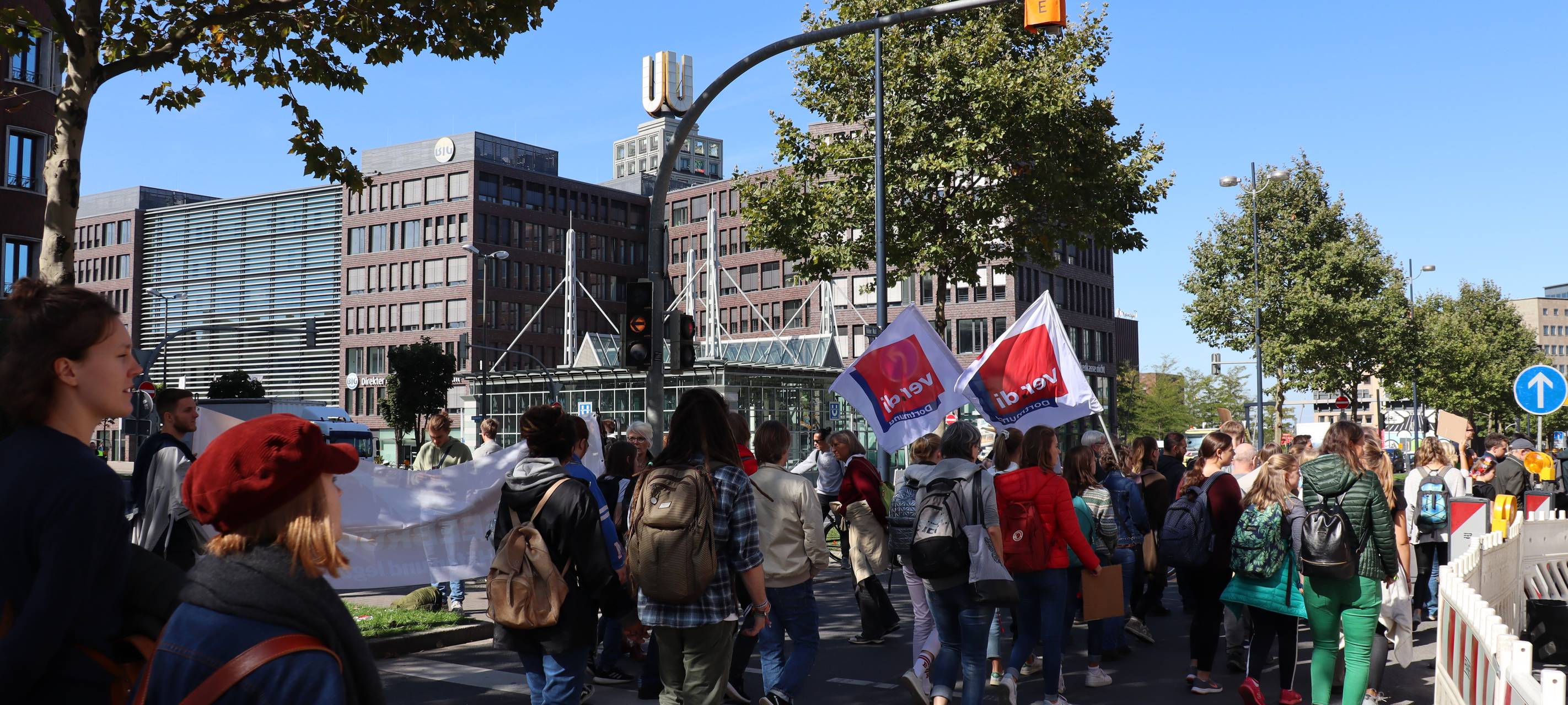 Klimademo in der City