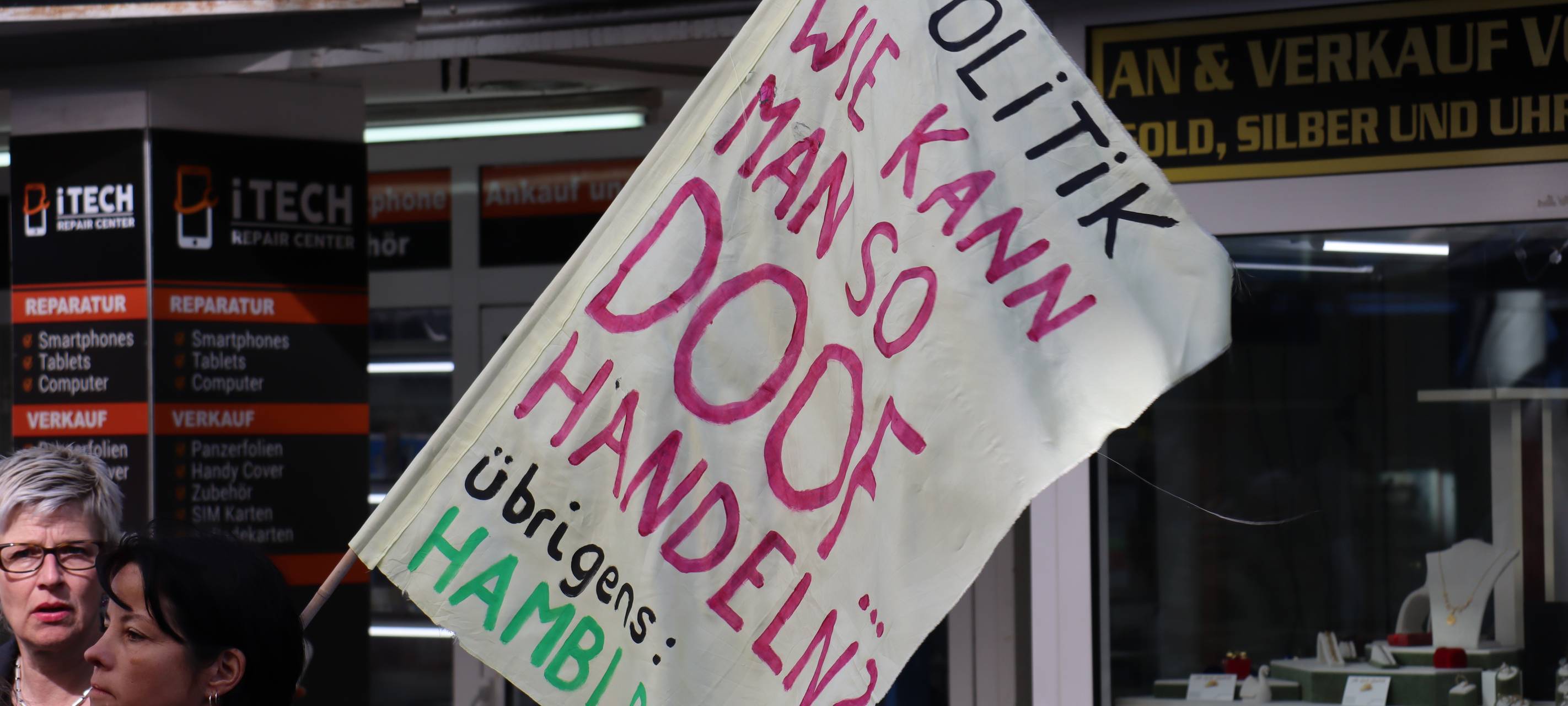 Klimademo in der City