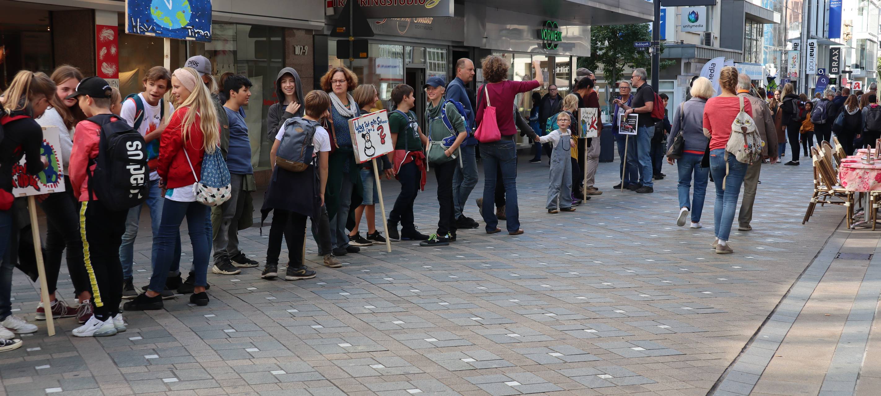Klimademo in der City