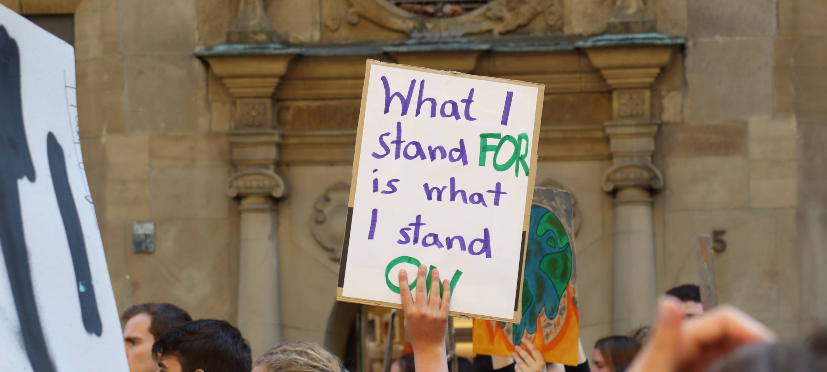 Klimademo in der City