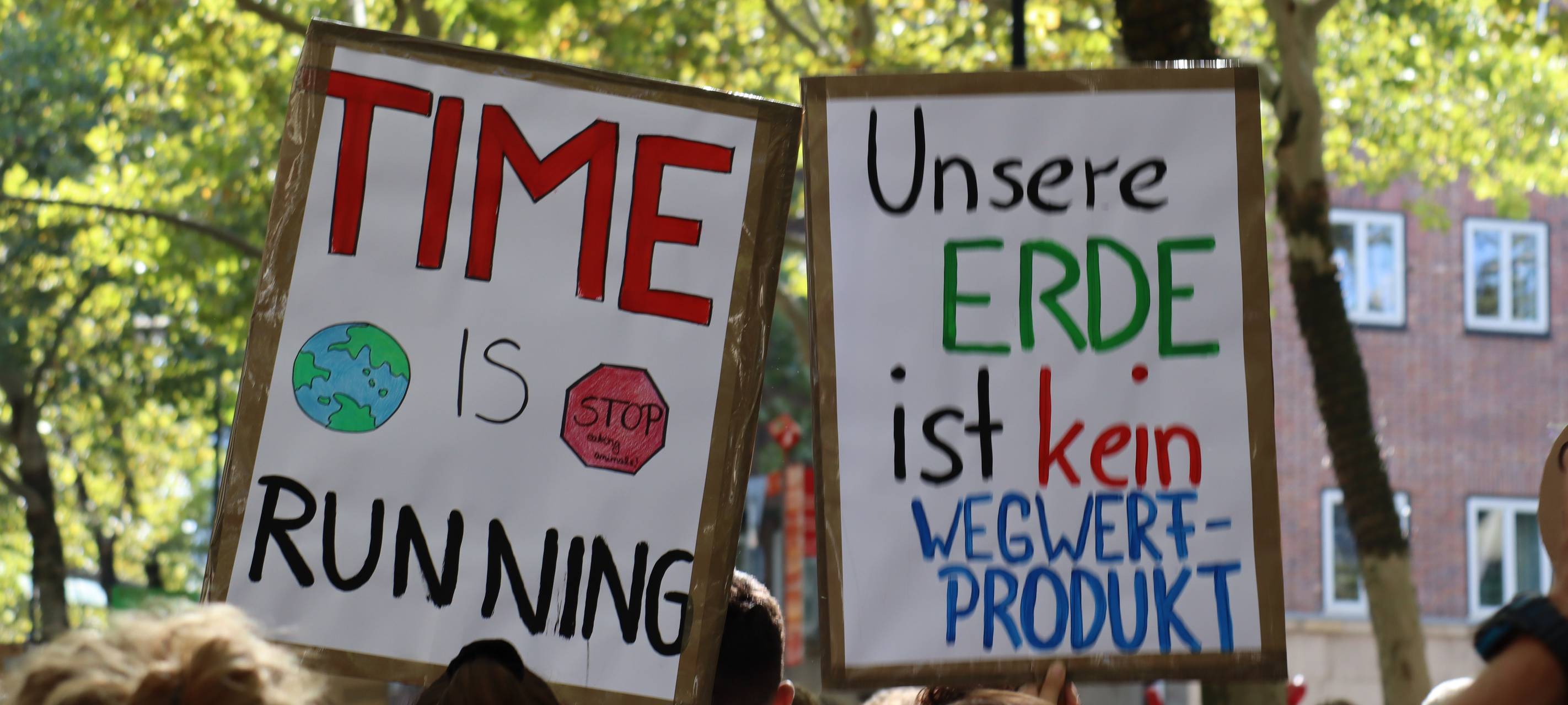 Klimademo in der City