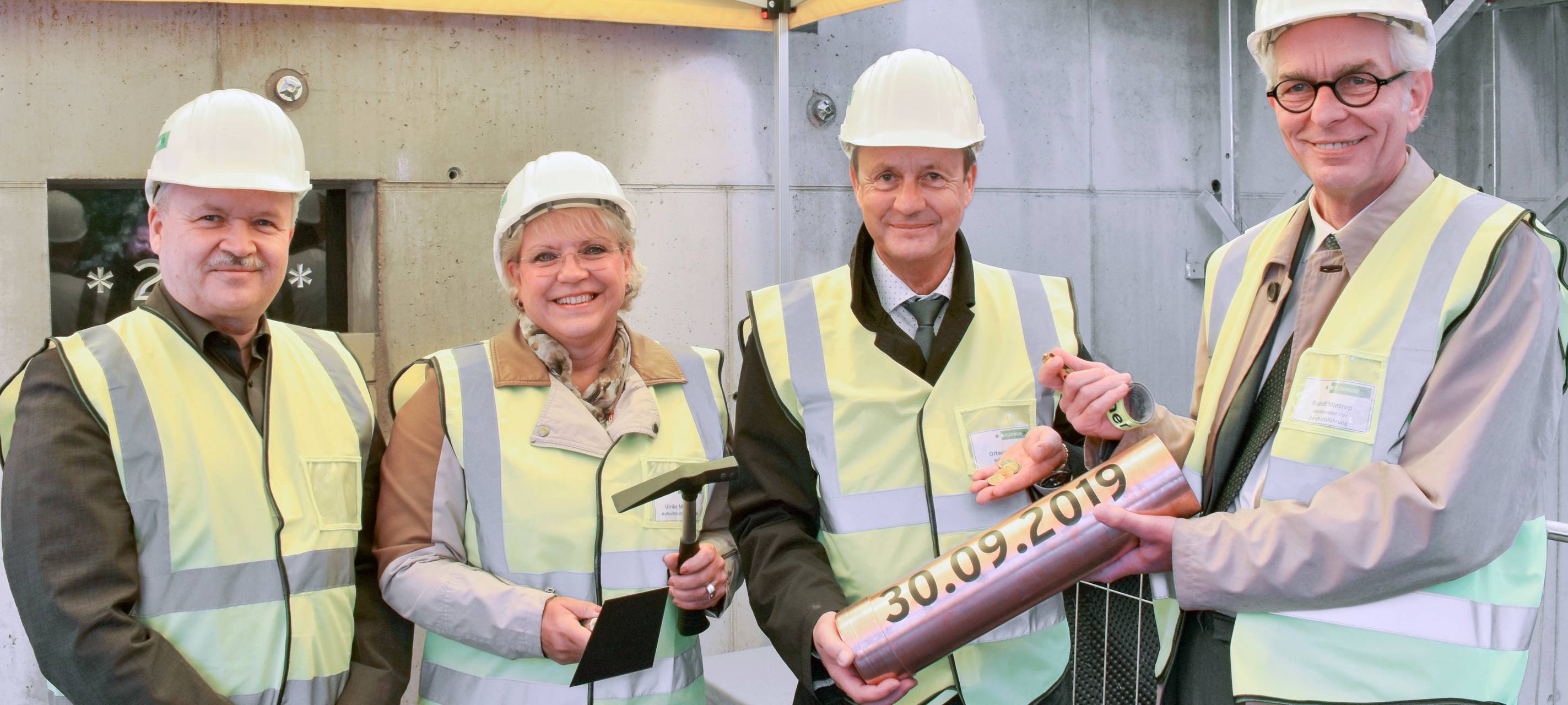 Grundsteinlegung für den neuen OP-Trakt im Klinikum Nord.