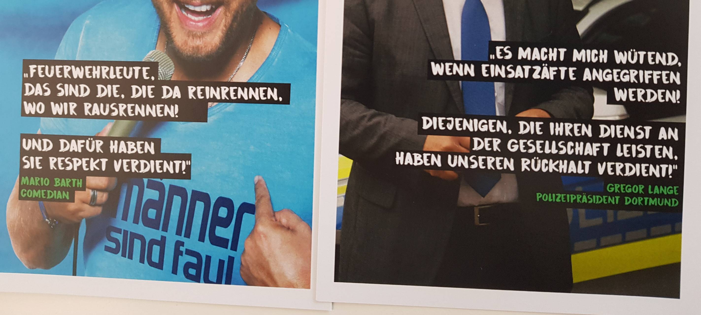 Respekt? Ja bitte. - Plakate