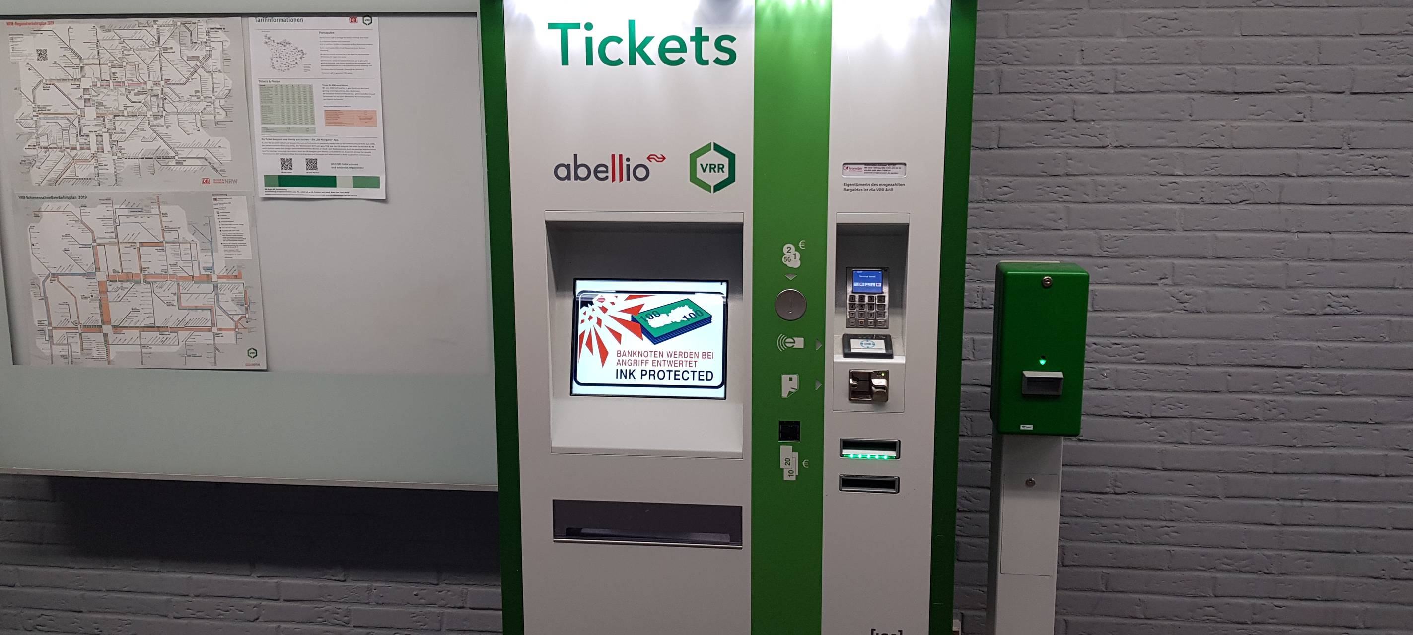 Der neue VRR-Ticket-Automat am Dortmunder Hbf
