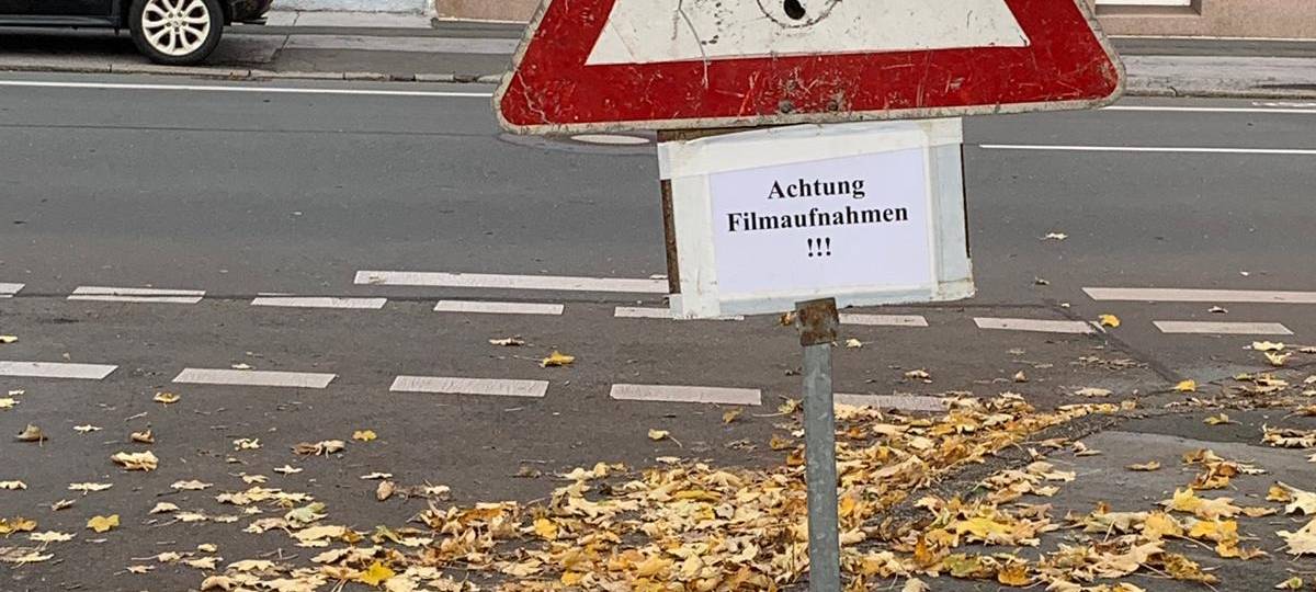 Absperrung für den Tatort-Dreh in Lütgendortmund