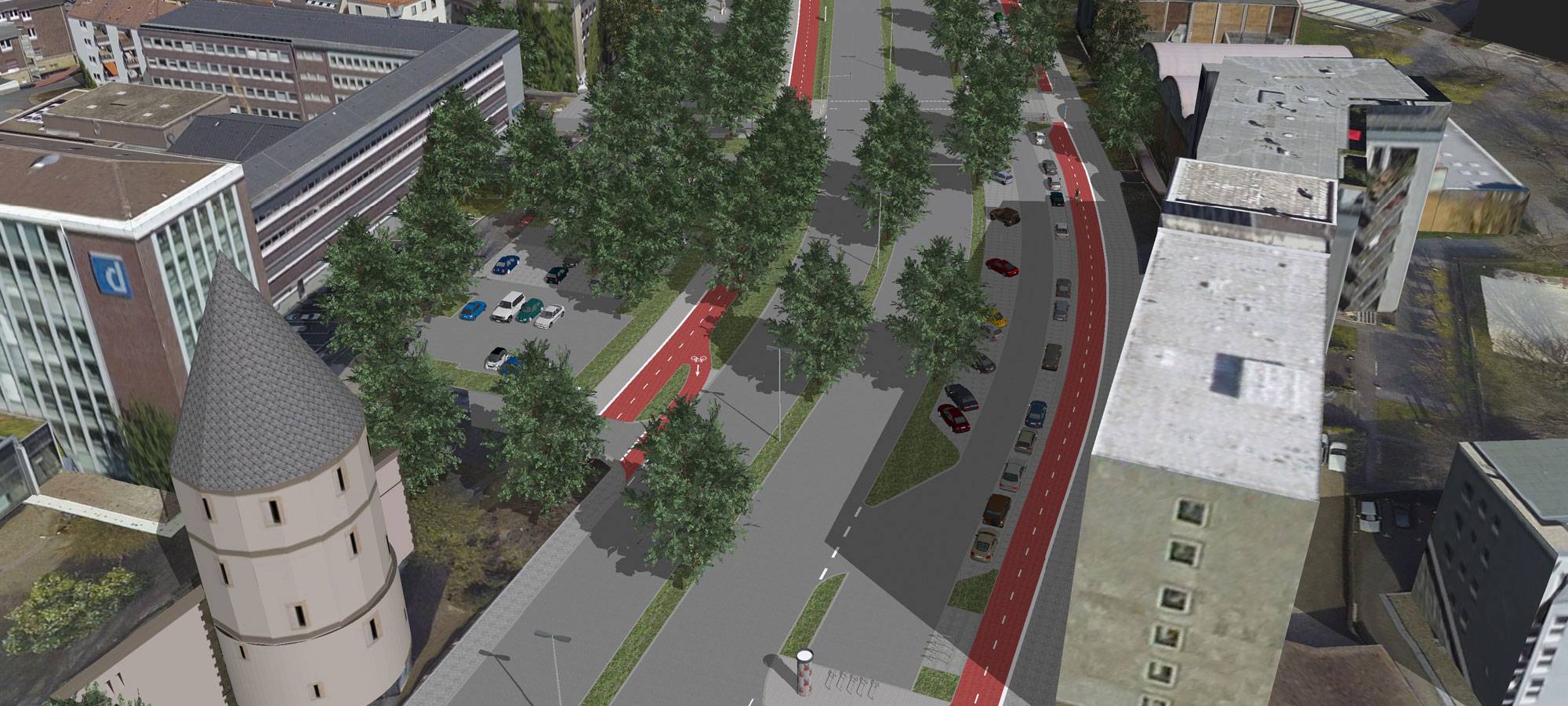 Radweg am Schwanen- und Ostwall beschlossen