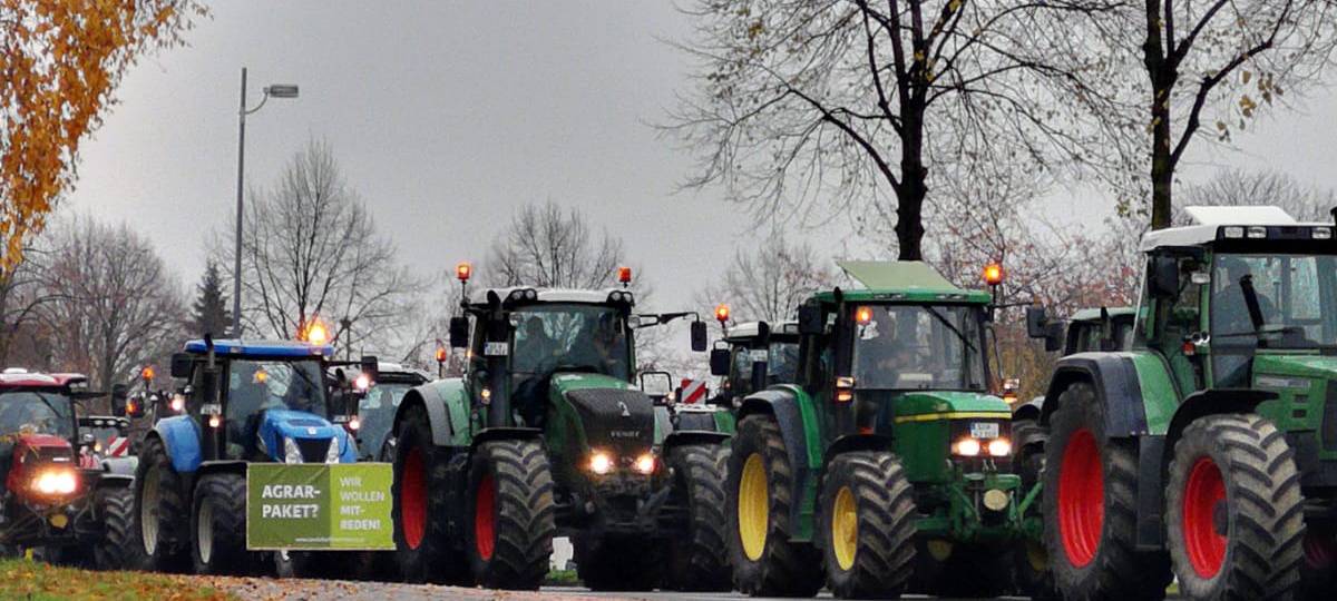 Auch Dortmunder Bauern protestieren