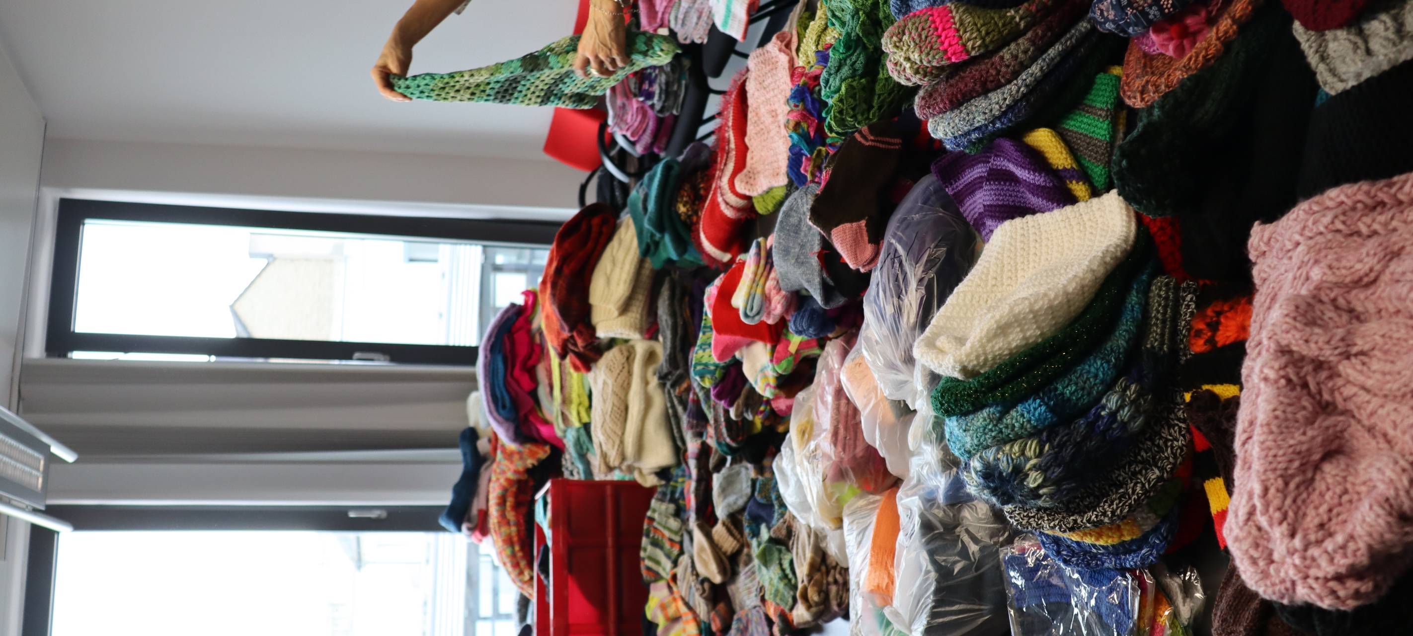 Strickaktion für den guten Zweck