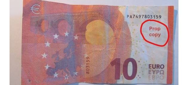 Wie im Film - Movie-Money als Falschgeld im Umlauf