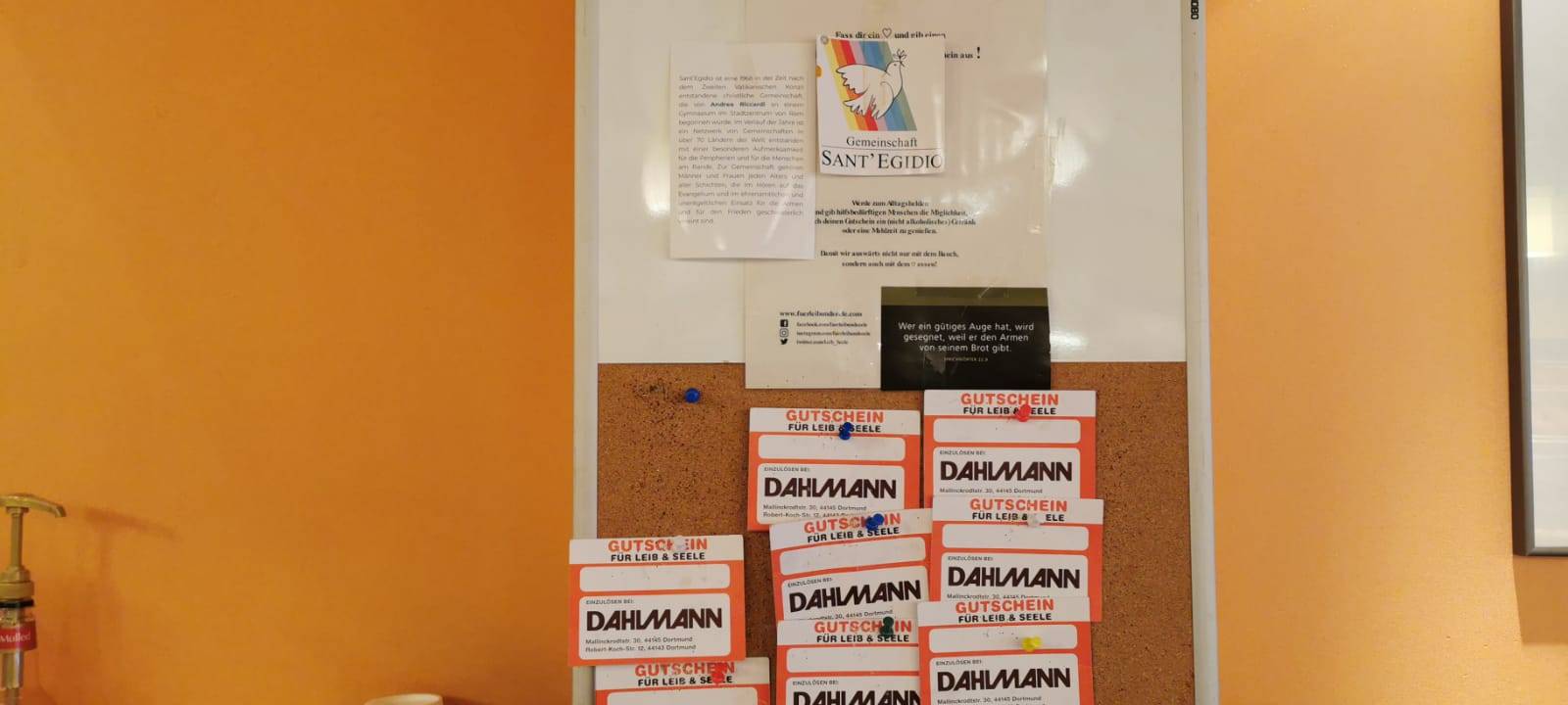 Frühstücksgutscheine für Bedürftige und Obdachlose